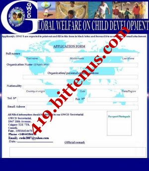 Cwds official form